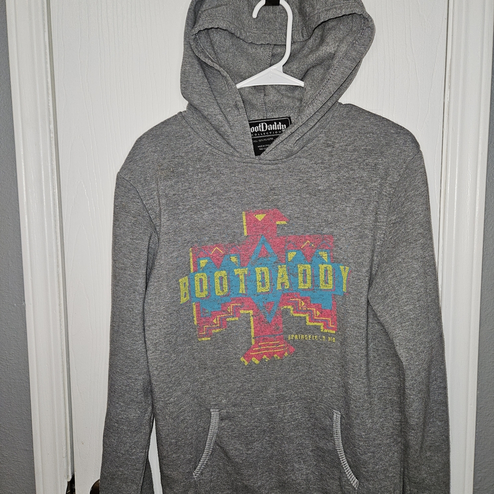 Gray Graphic Hoodie